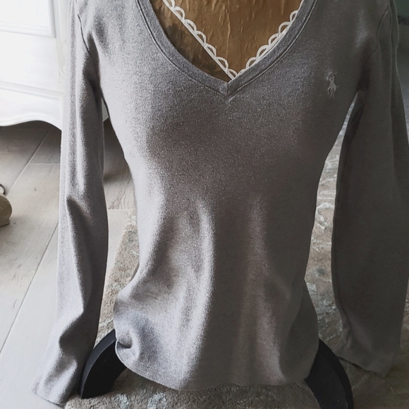 Ralph Lauren Tops - Ralph Lauren Sport with white polo horse emblem says m but fits like a small
